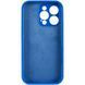 Чохол Silk Full Camera Protective (AA) NO LOGO для Apple iPhone 16 Pro (6.3") Синій / Capri Blue фото 3