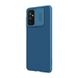 Карбоновая накладка Nillkin Camshield (шторка на камеру) для Samsung Galaxy M52 Синий / Blue фото 3