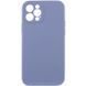 Чехол Silk Full Camera Protective (AA) NO LOGO для Apple iPhone 12 Pro (6.1") Серый / Lavender Gray
