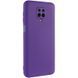 Чехол TPU GETMAN Liquid Silk Full Camera для Xiaomi Redmi Note 9s / Note 9 Pro / Note 9 Pro Max Фиолетовый / Ultra Violet