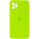 Уценка Чехол Silicone Case Square Full Camera Protective (AA) для Apple iPhone 11 Pro Max (6.5") Вскрытая упаковка / Салатовый / Neon green
