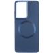 TPU чохол Bonbon Metal Style with MagSafe для Samsung Galaxy S21 Ultra Синій / Cosmos Blue фото 2