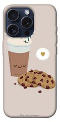 Чехол itsPrint Кофе с печеньем для Apple iPhone 15 Pro (6.1")