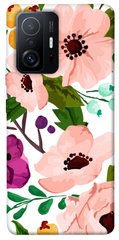 Чехол itsPrint Акварельные цветы для Xiaomi 11T / 11T Pro