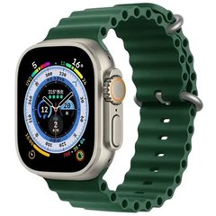 Ремінець Ocean Band для Apple watch 42mm/44mm/45mm/49mm Зелений / Forest green