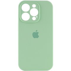Чохол Silicone Case Full Camera Protective (AA) для Apple iPhone 13 Pro (6.1") Зелений / Pistachio