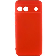 Чехол Silicone Cover Lakshmi Full Camera (A) для Google Pixel 6a Красный / Red