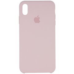 Уцінка Чохол Silicone case (AAA) для Apple iPhone XS Max (6.5") Дефект упаковки / Рожевий / Pink Sand