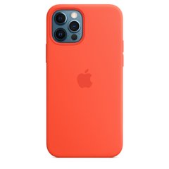 Уценка Чехол Silicone Case Full Protective (AA) для Apple iPhone 12 Pro / 12 (6.1") Вскрытая упаковка / Оранжевый / Electric Orange