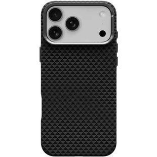Чехол TPU+PC KVZV Triangular Pattern with Magnetic Fit для Apple iPhone 17 Pro Max / 18 Pro Max 6.9 Black