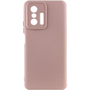 Чехол Silicone Cover Lakshmi Full Camera (AA) для Xiaomi 11T / 11T Pro Розовый / Pink Sand