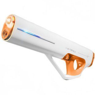 Водяний акумуляторний автомат Water Gun 185-66 (400ml) with lithium battery White / Orange