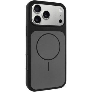 Чехол Silk Duo Color (AA) NO LOGO with Magnetic Fit для Apple iPhone 17 Pro Max (6.9") Black