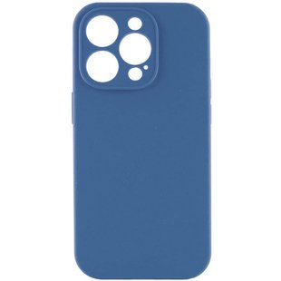 Уцінка Чохол Silicone Case Full Camera Protective (AA) NO LOGO для Apple iPhone 15 Pro (6.1") Естетичний дефект / Синій / Blue Jay