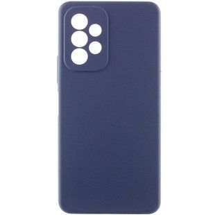 Чохол Silicone Cover Lakshmi Full Camera (AAA) для Samsung Galaxy A13 4G Темно-синій / Midnight blue
