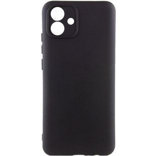 Чехол TPU GETMAN Liquid Silk Full Camera для Samsung Galaxy A04e Черный / Black