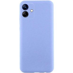 Чехол TPU GETMAN Liquid Silk Full Camera для Samsung Galaxy A06 Сиреневый / Light purple