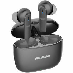 Беспроводные TWS наушники Amaya ATW-09 Metal case Grey