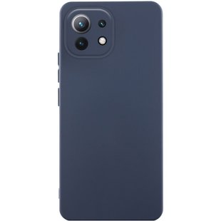 Чехол Silicone Cover Lakshmi Full Camera (AA) для Xiaomi Mi 11 Lite Синий / Midnight Blue