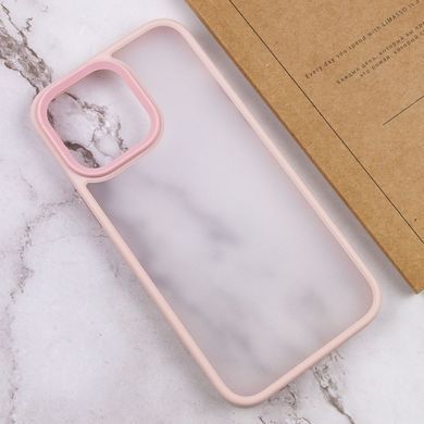 TPU+PC чохол Metal Buttons для Apple iPhone 15 Pro (6.1") Рожевий / Pink