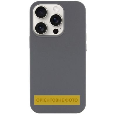 Чохол Silk (AA) NO LOGO with Magnetic Fit для Apple iPhone 17 (6.3") Сірий / Dark Gray