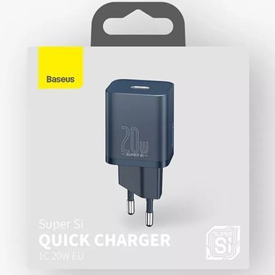 СЗУ Baseus Super Si Quick Charger PD20W (1USB-C) (CCSUP-B) Синий