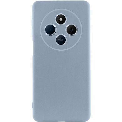 Чехол TPU GETMAN Liquid Silk Full Camera для Xiaomi Redmi 14C / Poco C75 Голубой / Lilac Blue