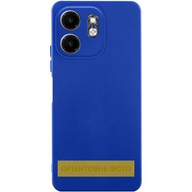 Чехол TPU GETMAN Liquid Silk Full Camera для Samsung Galaxy A51 Синий / Deep navy