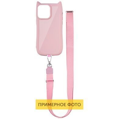 Чехол TPU GETMAN Cat with straps для Apple iPhone 16e / 17e (6.1") Pink