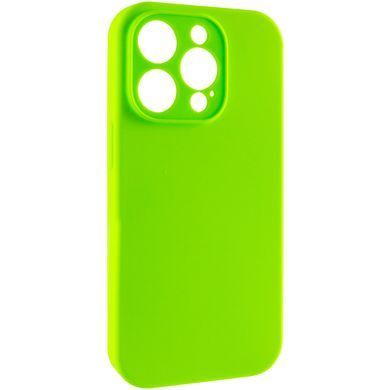 Чехол Silk Full Camera Protective (AA) NO LOGO для Apple iPhone 14 Pro Max (6.7") Кислотно-зеленый / Acid Green