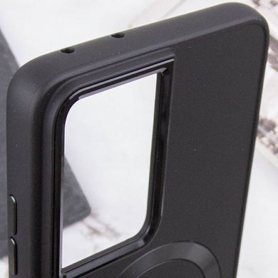 TPU чохол Bonbon Metal Style with MagSafe для Samsung Galaxy S21 Ultra Чорний / Black