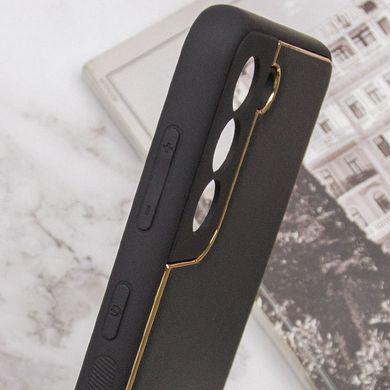 Кожаный чехол Xshield для Samsung Galaxy S21+ Черный / Black