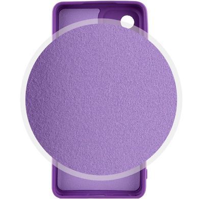 Чехол TPU GETMAN Liquid Silk Full Camera для Xiaomi Redmi 12C Фиолетовый / Purple