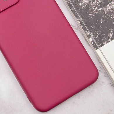 Чохол Silicone Cover Lakshmi Full Camera (A) для Motorola Moto G32 Бордовий / Marsala