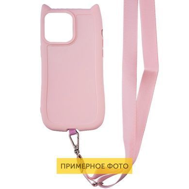 Чехол TPU GETMAN Cat with straps для Apple iPhone 16e / 17e (6.1") Pink