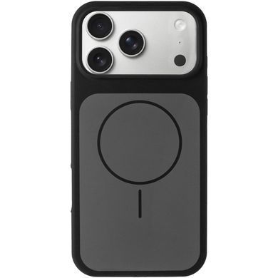 Чохол Silk Duo Color (AA) NO LOGO with Magnetic Fit для Apple iPhone 17 Pro Max (6.9") Black