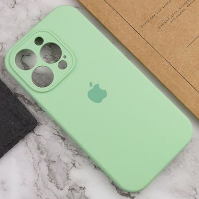 Чехол Silicone Case Full Camera Protective (AA) для Apple iPhone 13 Pro (6.1") Зеленый / Pistachio