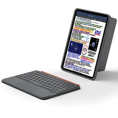 Уценка Клавиатура-чехол WIWU MK-005 3 in 1 for iPad Pro 11" (2024) Bluetooth Вскрытая упаковка / Grey