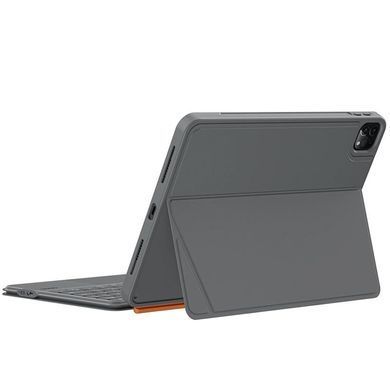 Уценка Клавиатура-чехол WIWU MK-005 3 in 1 for iPad Pro 11" (2024) Bluetooth Вскрытая упаковка / Grey