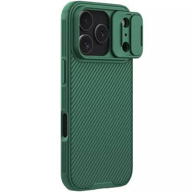 Карбоновая накладка Nillkin CamShield Pro для Apple iPhone 17 Pro Max (6.9") Deep Green