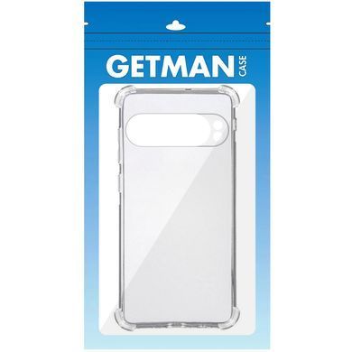 TPU чохол GETMAN Ease logo посилені кути Full Camera для Google Pixel 11 Pro XL Безбарвний (прозорий)