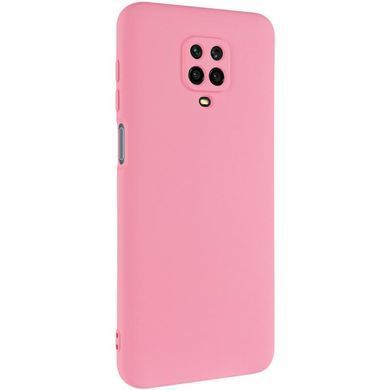 Чехол TPU GETMAN Liquid Silk Full Camera для Xiaomi Redmi Note 9s / Note 9 Pro / Note 9 Pro Max Розовый / Pink