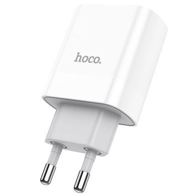 МЗП Hoco C80A Plus Rapido PD20W+QC3.0 (1USB-A/1C) White