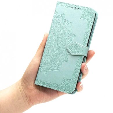 Кожаный чехол (книжка) Art Case с визитницей для Xiaomi Redmi 4X Бирюзовый