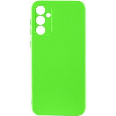 Чехол TPU GETMAN Liquid Silk Full Camera для Samsung Galaxy A35 Салатовый / Neon Green