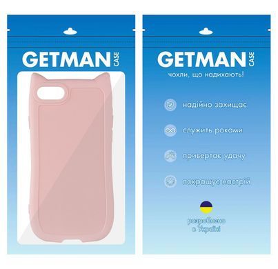 Чехол TPU GETMAN Cat with straps для Apple iPhone 16e / 17e (6.1") Pink
