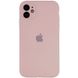 Чехол Silicone Case Full Camera Protective (AA) для Apple iPhone 12 (6.1") Розовый / Pink Sand фото 1