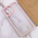 TPU+PC чохол Metal Buttons для Apple iPhone 15 Pro (6.1") Рожевий / Pink фото 4