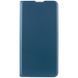 Кожаный чехол-книжка GETMAN Elegant (PU) для Motorola Moto G14 Синий