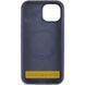 Чохол Silk Full Protective (AA) NO LOGO with Magnetic Fit для Apple iPhone 17 Pro (6.3") Темно-синій / Midnight blue фото 2